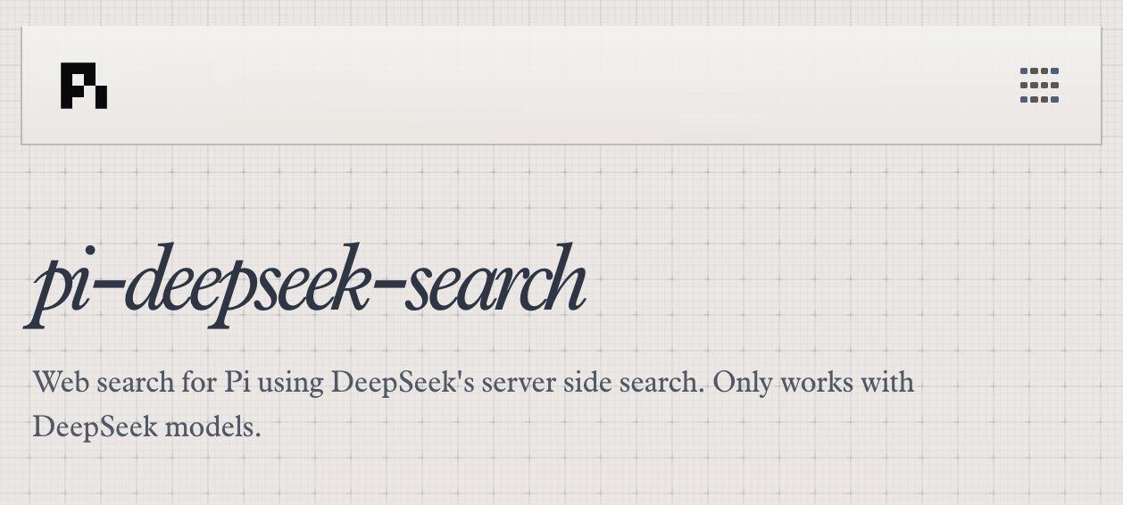 pi-deepseek-search